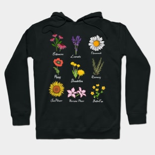 Vintage Botanical Floral Flower Love Grower Flower Gifts T-Shirt Hoodie